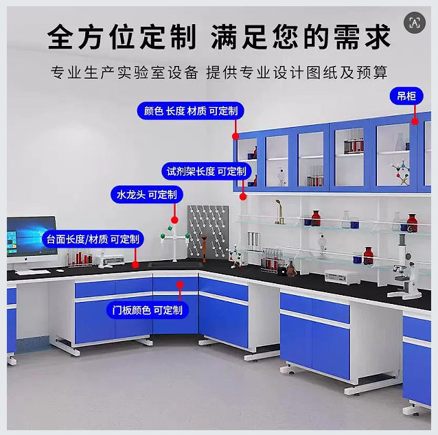 钢木全钢实验室工作台通风柜