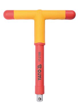 易尔拓工具3/8“绝缘T型套筒扳手1/2”双色柄套筒扳手YT-21095