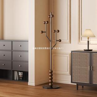 超窄挂衣架极简杆式室内转角家用复古衣架卧室挂衣架落地置物架