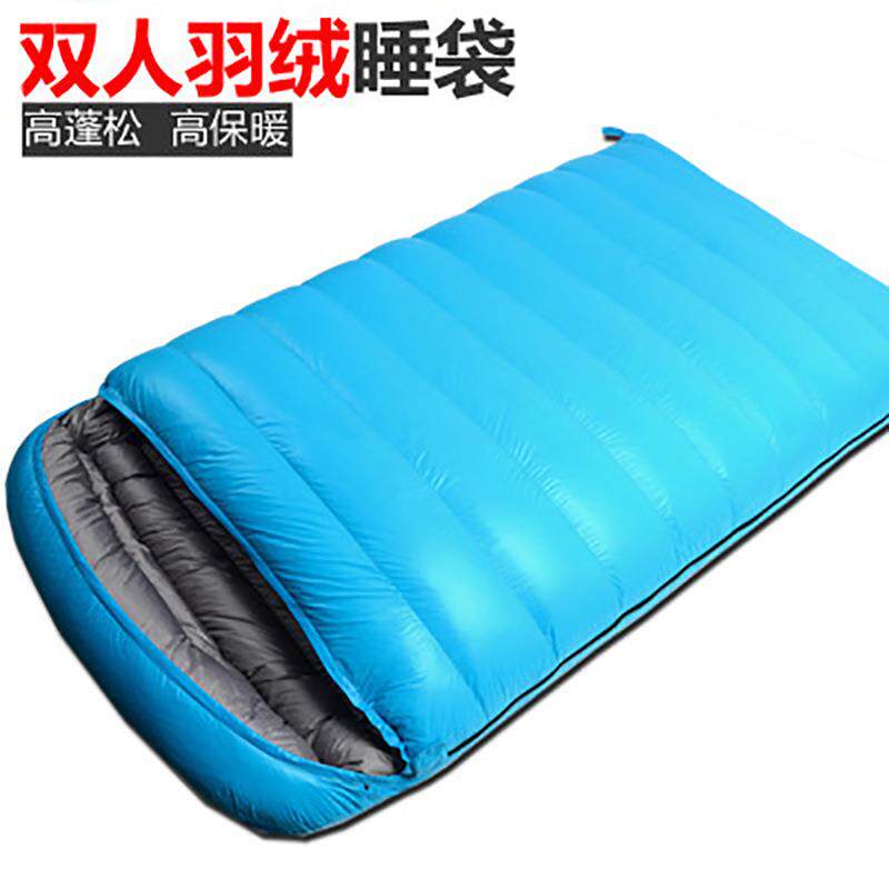 CS108羽绒双人睡袋户外成人旅行野营睡袋午休信封式睡袋