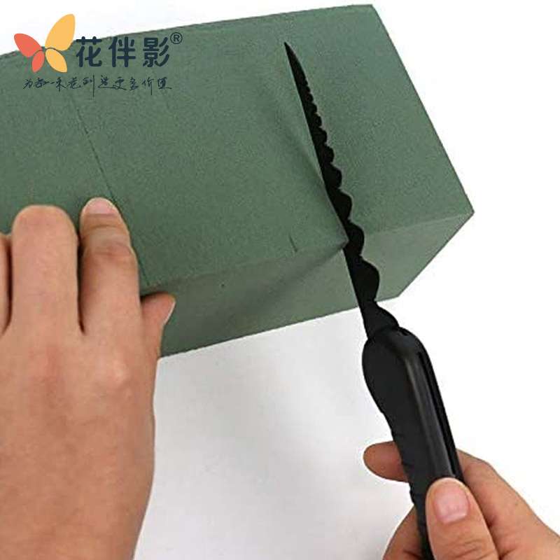 花伴影新品鲜花泥吸水泡沫海绵插花泥可切割干花泥绿态花泥