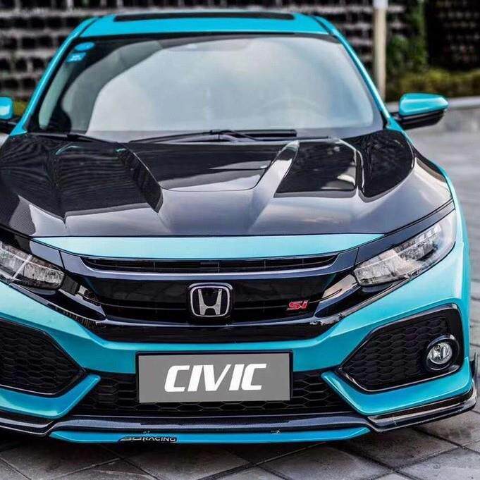 适用2016-18十代思域改装SI前杠后杠HONDACIVICBODYKIT大包围