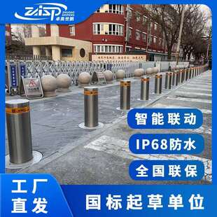 全自动液压升降柱电动遥控防冲撞柱不锈钢伸缩地桩路桩路障