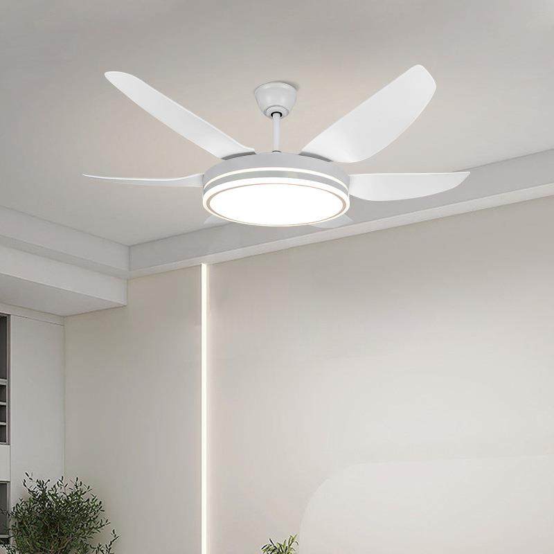 吊扇灯隐形新款智能遥控静音餐厅客厅卧室家用一体风扇灯中山灯具