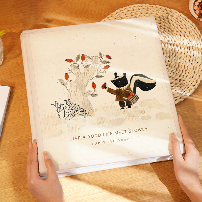 卡通狐狸大容量插页相册5寸6寸