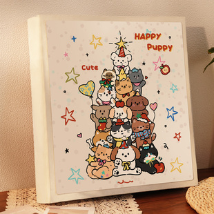 甜趣萌宠派对大容量相簿插页相册纪念册影集5寸6寸儿童照片收纳册