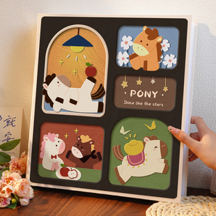 相册本大容量拍立得收纳相簿6寸7寸情侣恋爱纪念册旅行照片书影集