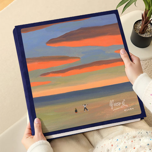 原创封面大容量插页式相册本6寸