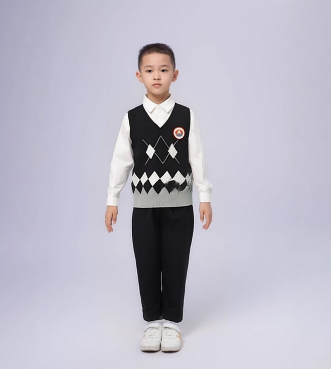 湛江市第二十一小秋冬季校服运动服背心马甲毛衣外套长衬衫半身裙