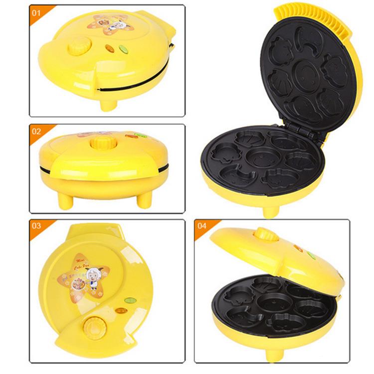 家货DK-8807饼铛全自动家用多功能卡通现电蛋糕机厂迷你儿童早餐