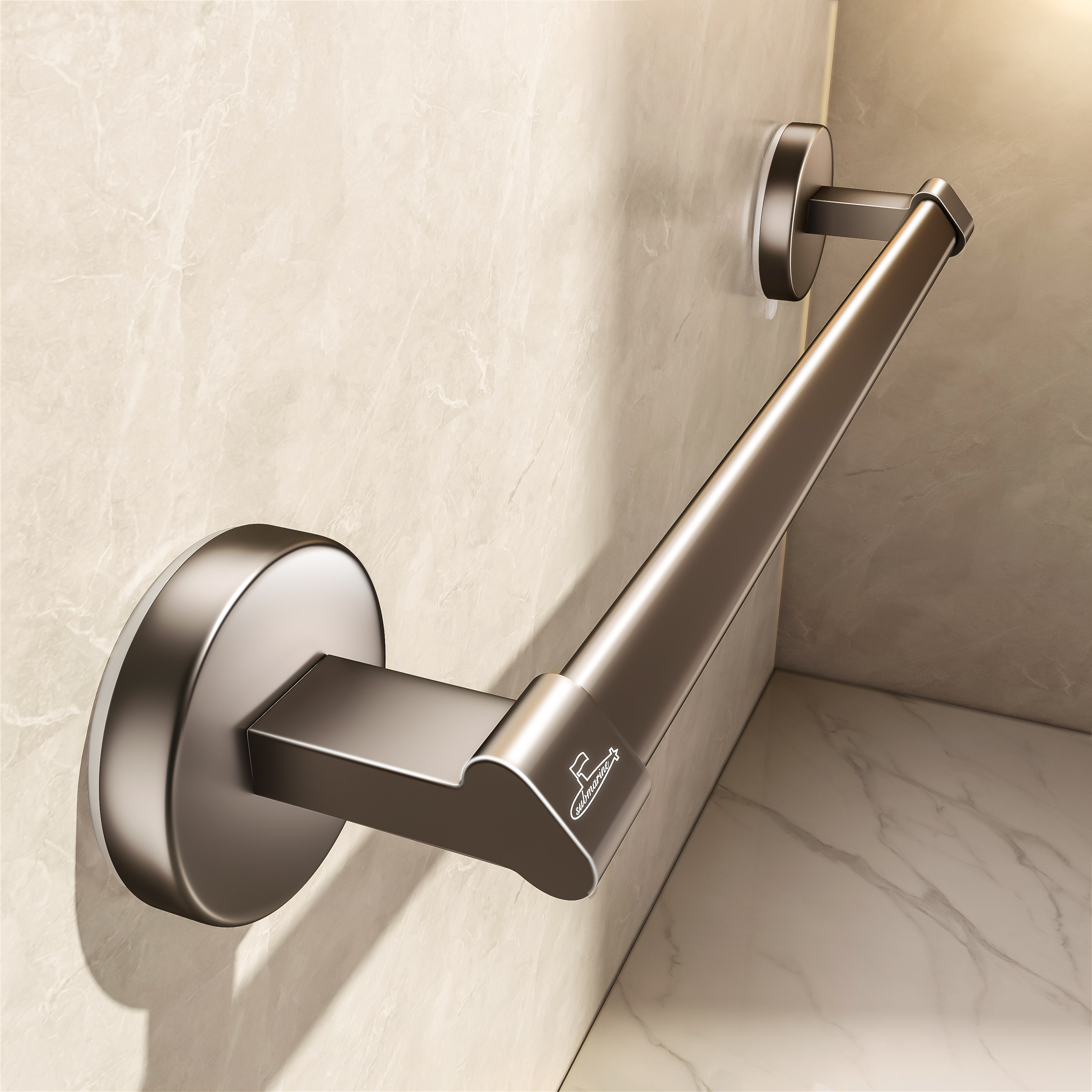 潜水艇卫生间毛巾架免打孔高端感浴巾架浴室拖鞋架鞋子收纳架套装,家装主材,卫浴置物架,淘宝优惠券,粉丝福利购,淘宝优惠卷