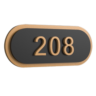 创意酒店房间门牌号码牌订制立体字门牌号民宿旅店宾馆房号牌包间包厢牌亚克力标识牌家用数字门号牌标牌定制