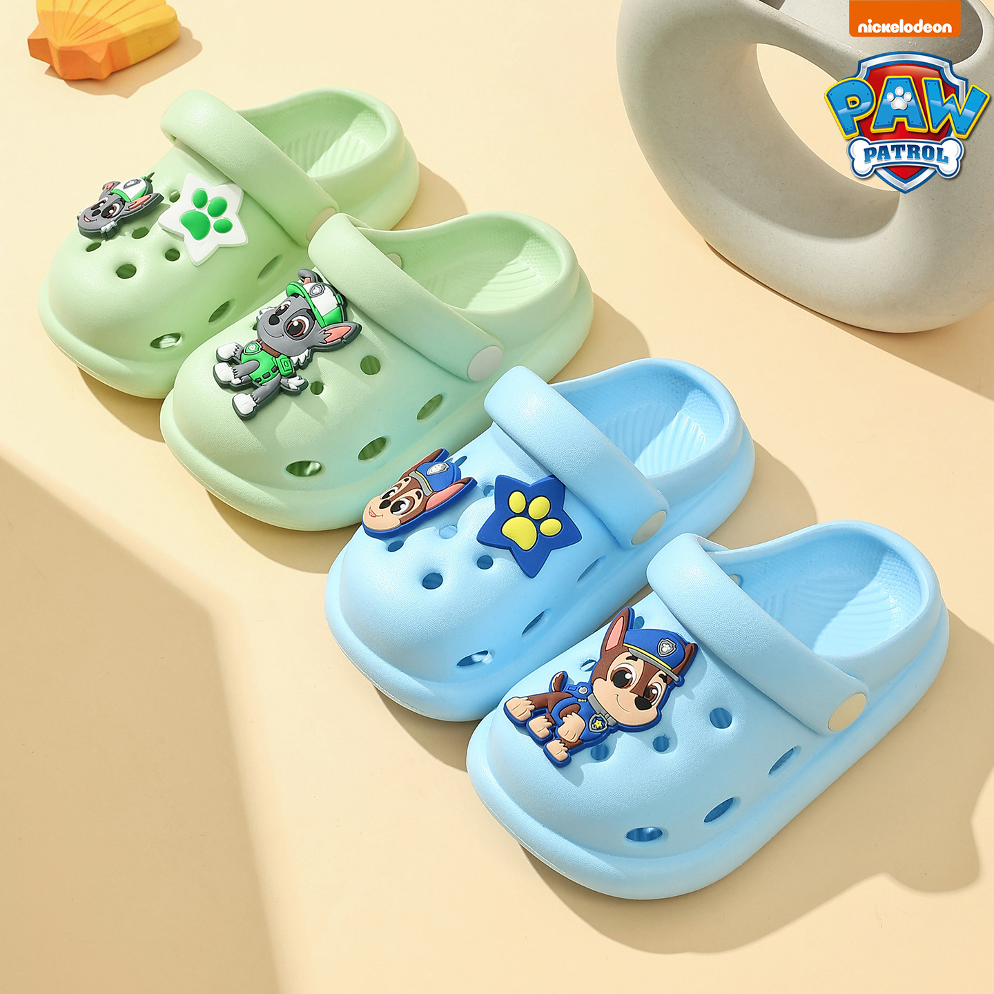 汪汪队EVA卡通儿童凉拖鞋夏女童室内防滑男女孩凉拖浴室洗澡凉鞋