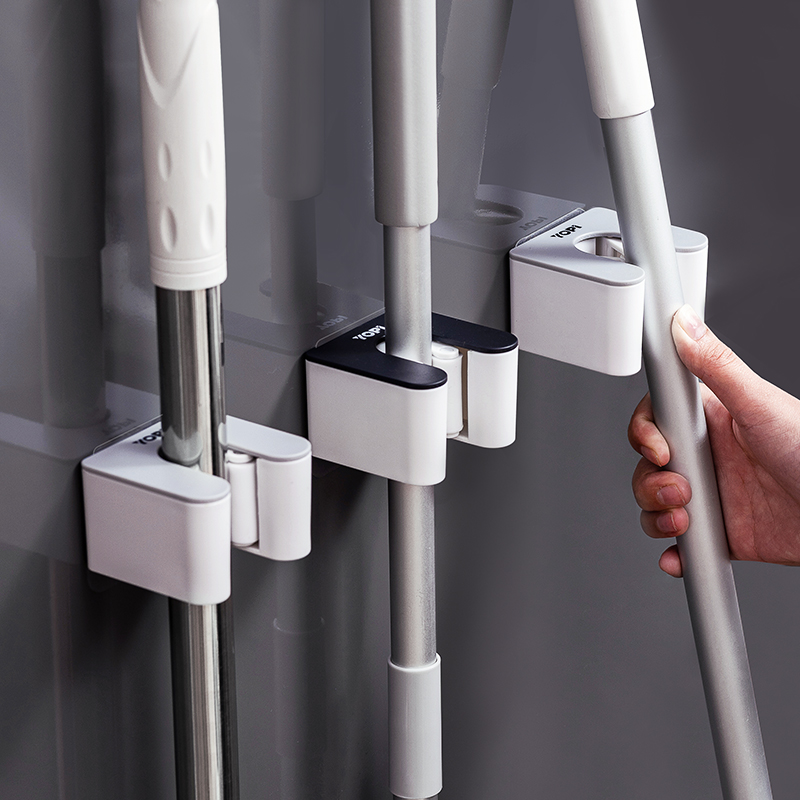 拖把挂钩挂架拖布扫把壁挂收纳架