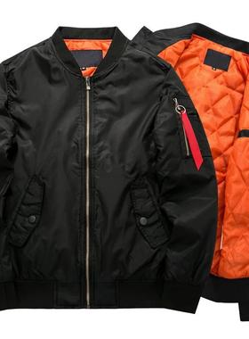 Men's Spring and Autumn Thick and Thin Army Green Jacket