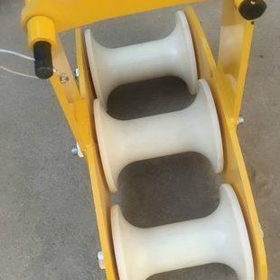 放线滑轮多轮滑车转向吊环式 电缆组合式 光缆走线滑车3轮4轮三四轮