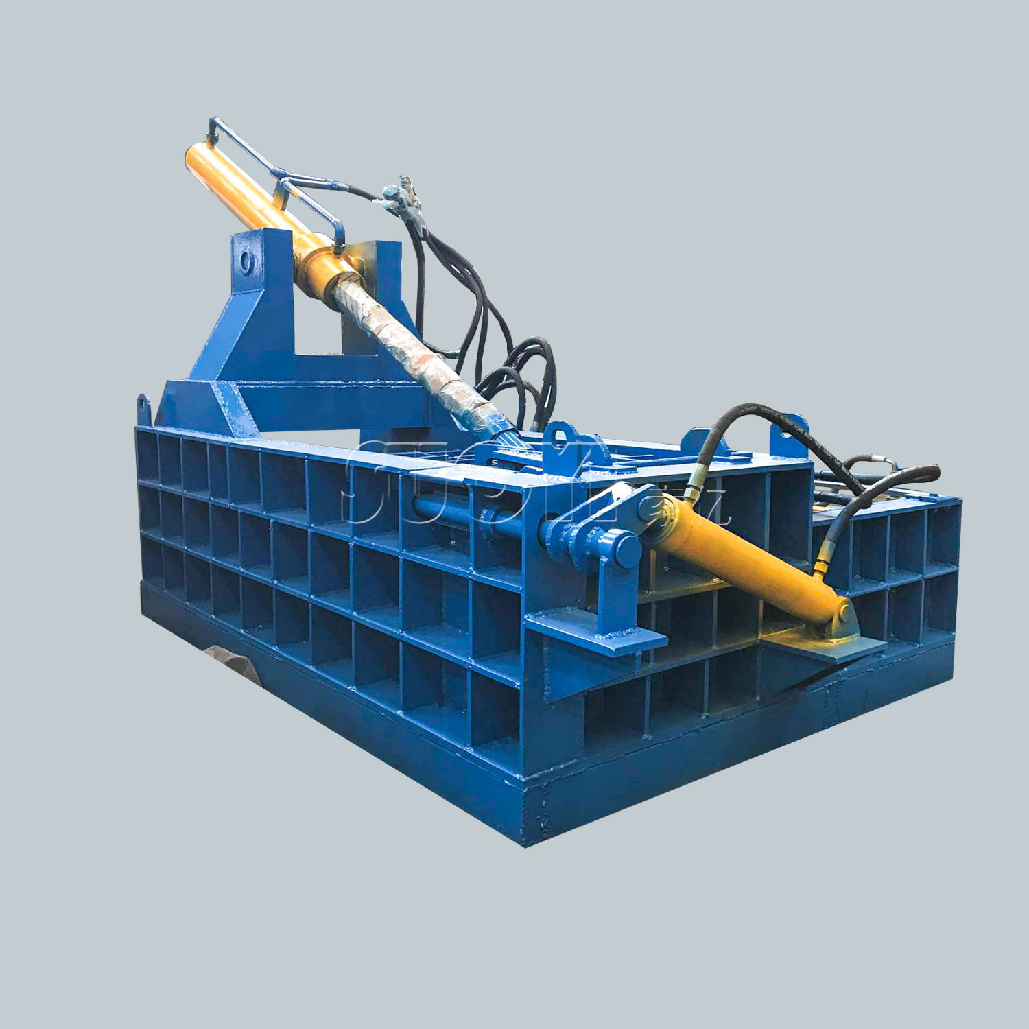 废钢回收站卧式打包机 自动翻包铁屑密度压块机 自定配置打包机