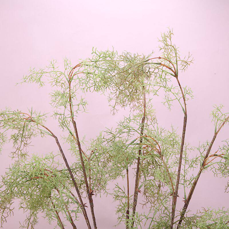 千丝草仿真绿植水草婚庆吊顶装饰金鱼草空气草仿真新中式花材