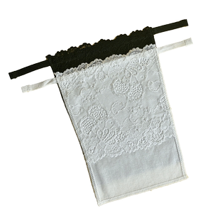 防滑勾扣一片式蕾丝抹胸防走光打底神器双层低领胸挡纯棉遮胸布夏