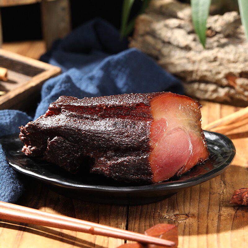 贵州特产烟熏腊肉农家自制五花肉后腿肉排骨正宗土猪肉柴火烟熏肉