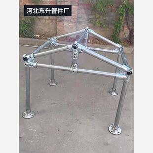 活动棚钢管棚架阳光房搭架子镀锌管小屋钢管架子棚车棚车库雨棚