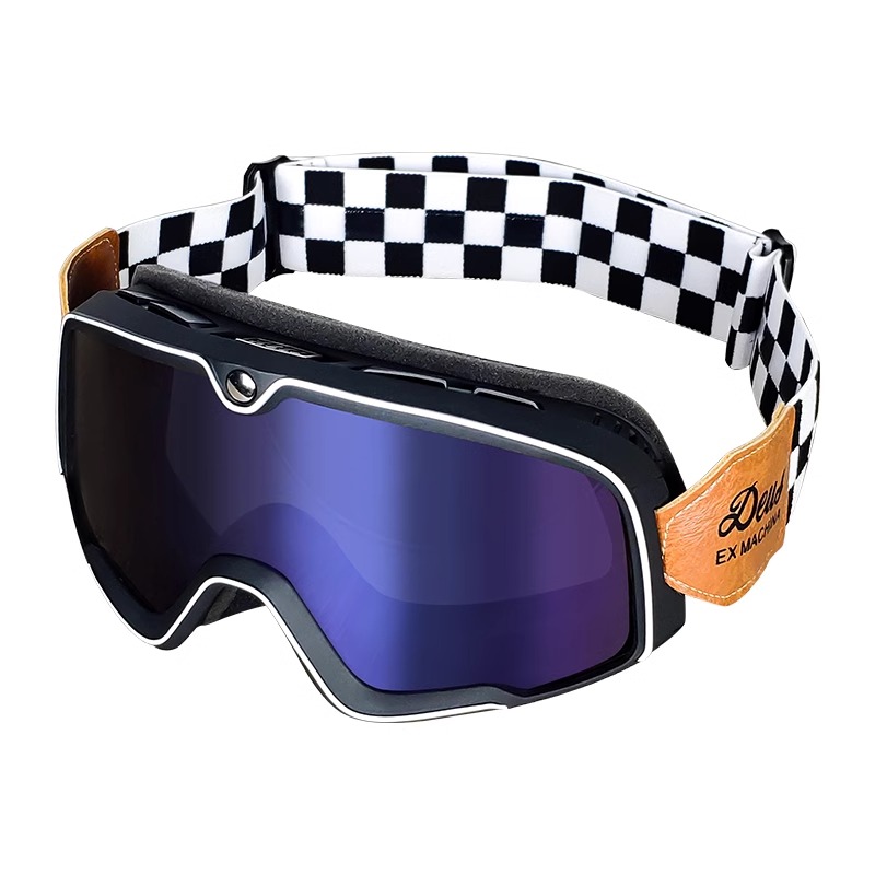 眼镜防风沙变色护目镜头盔风镜