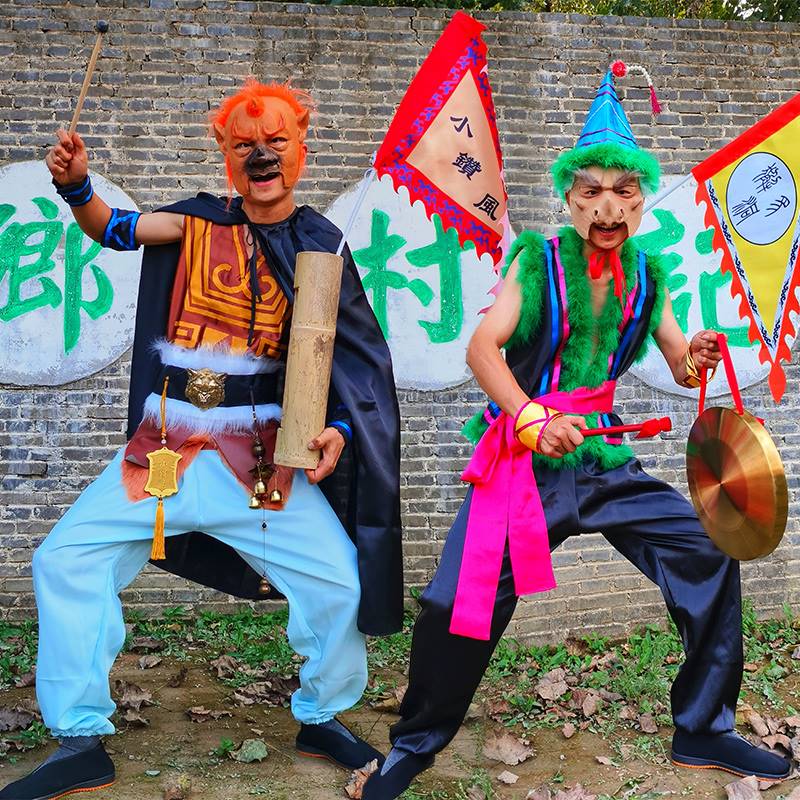 西游记孙悟空演出服小钻风有来有去妖怪服装黑熊精牛魔王金钱豹服