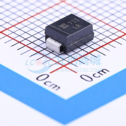 静电保护器(TVS/ESD) SMBJ17A-13-F DO-214AA DIODES(美台) 原装