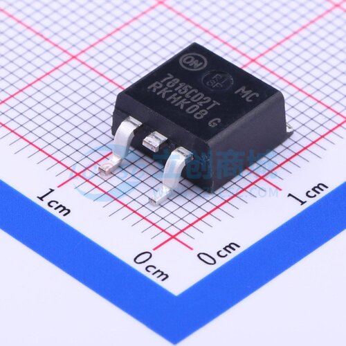 线性稳压器(LDO) MC7815CD2TG TO-263 onsemi(安森美) 电子元器件