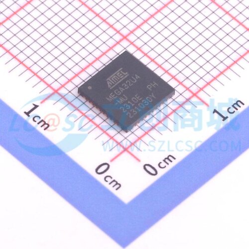 单片机(MCU/MPU/SOC) ATMEGA32U4-MUR VQFN-44 MICROCHIP(美国微