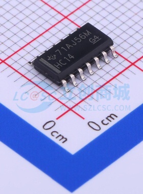 反相器 SN74HC14D SOIC-14 TI/德州 电子元器件配单原装正品