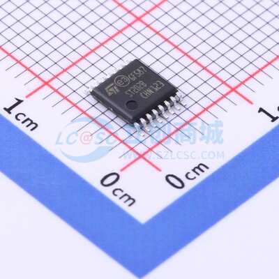 RS232芯片 ST202BTR TSSOP-16 意法半导体芯片 电子元件原装正品