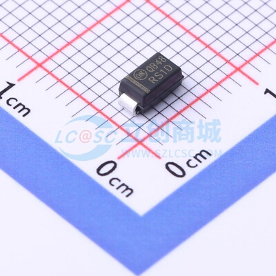 快恢复/高效率二极管 RS1D DO-214AC onsemi(安森美) 电子元器件