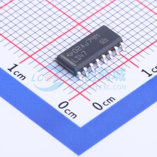 数码管驱动 SN74LS47DR SOIC-16 TI/德州 电子元器件配单原装正品