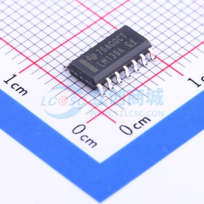 比较器 LM139ADR SOIC-14 TI/德州 电子元器件配单原装正品