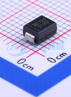 通用二极管 S1MB-13-F DO-214AA DIODES(美台) 电子元件原装正品