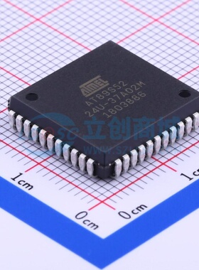 单片机(MCU/MPU/SOC) AT89S52-24JU PLCC-44(16.6x16.6) MICROCHI