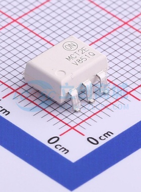 晶体管输出光耦 MCT2ESR2VM SMD-6P onsemi(安森美) 电子元件配单