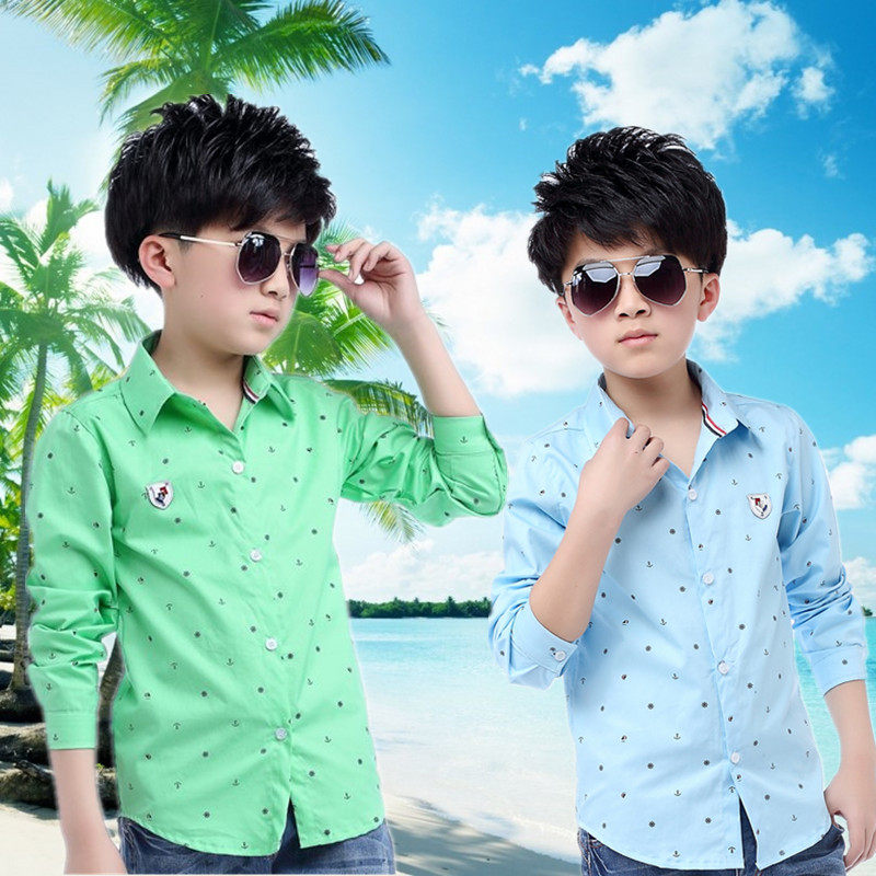 Chemise garcon à manche longue - Ref 2073555 Image 7