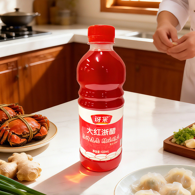 大红浙醋泡菜泡萝卜专用醋家用云吞水饺蘸料大闸蟹虾泡菜红醋汁