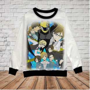 2024无头骑士异闻录动漫周边衣服长袖卫衣男女款秋冬季班服外套服