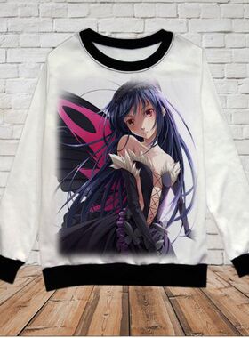 2024加速世界Accel World卫衣动漫周边外套秋冬季男加绒白色长袖