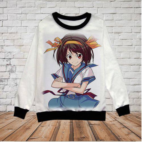 2024凉宫春日的忧郁 阿虚 动漫周边班服外套卫衣服秋冬青年学生服