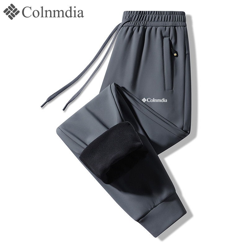 哥伦休闲裤冬加绒加厚石墨烯大码