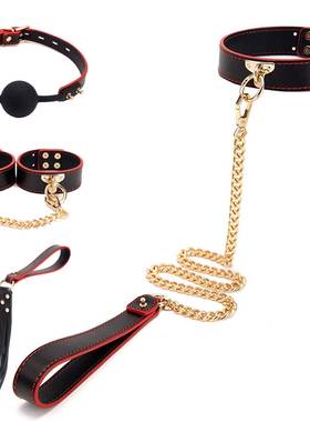 高级项圈女性感男朋友成人牵引绳颈链颈带链子颈环项链脖子颈圈用