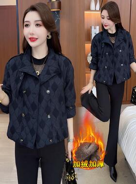 MONLOUVE时尚轻薄衣女2025秋冬新款洋气显瘦时髦宽松休闲夹克服外