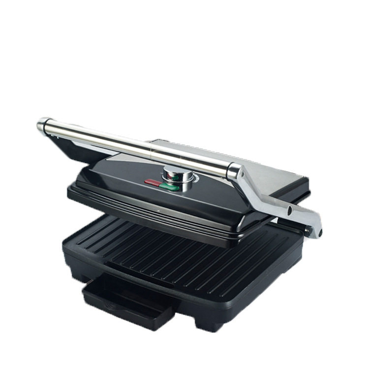 2000W Sandwich Steak Maker Beef 不锈钢三明治机烤面烤肉机不粘