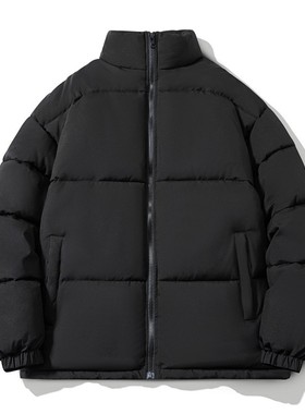 winter cotton jacket men mens loose coat padded puffer Male