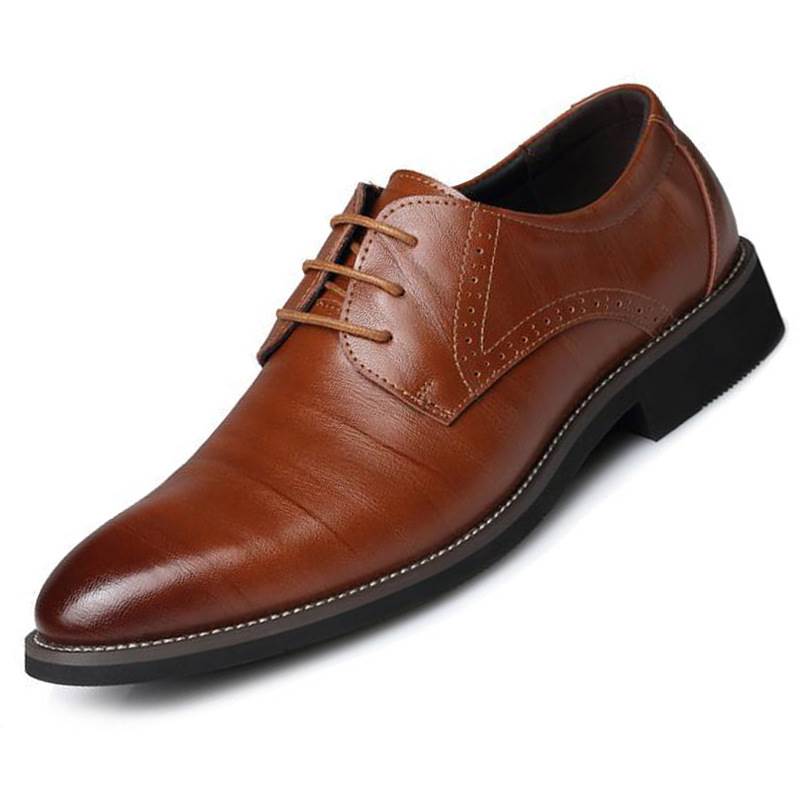 men business casual shoes men leather shoes big size 48皮鞋