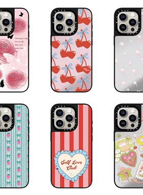 MIAIKOSS联名MagSafe魅瑰花蝴蝶苹果16Pro适用iPhone15promax手机壳14promax保护套14pro全包防摔12pro16plus